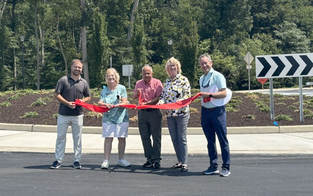 Garden Communities, Lofts at Princeton Mark Completion of Meadow Road Roundabout