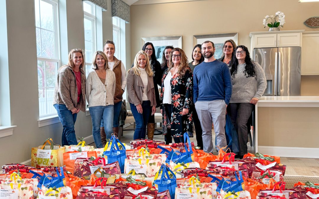 Walters Staff Organizes 6th Annual Thanksgiving Food Drive for Income-Restricted Residents   