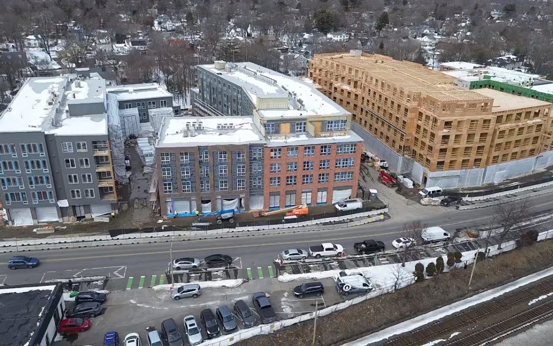 Garden Communities: Construction Progressing Toward Spring 2026 Delivery at Newton Crossing in Newton, Mass.