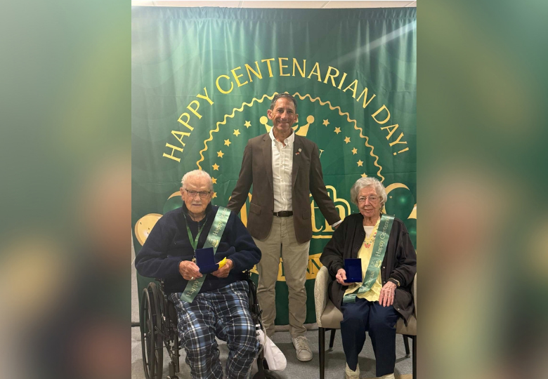 Riverton Enhanced Senior Living in Allentown Honors Three Centenarian Residents for National Centenarian’s Day